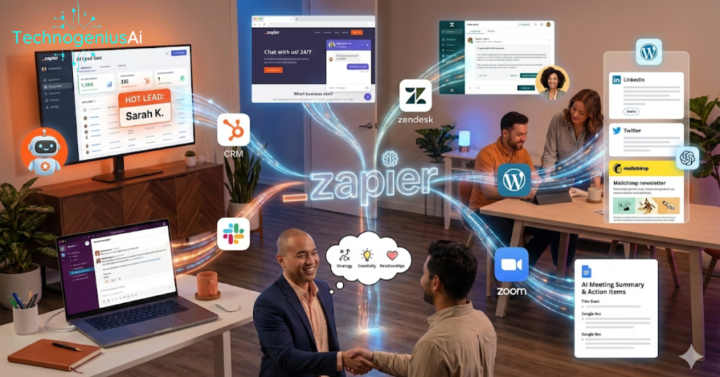 Zapier AI automation for small business
