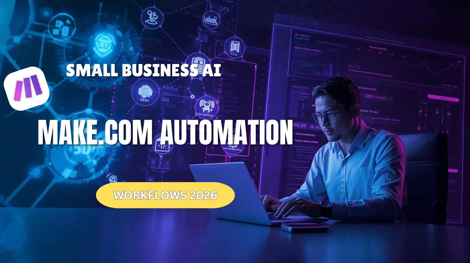 Make.com AI automation workflows for small businesses 2026